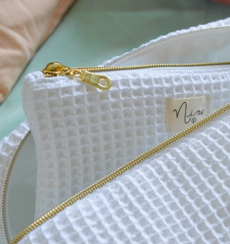 Petite Pochette Plate - Nid d'Abeille