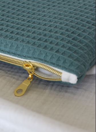 Petite Pochette Plate - Nid d'Abeille