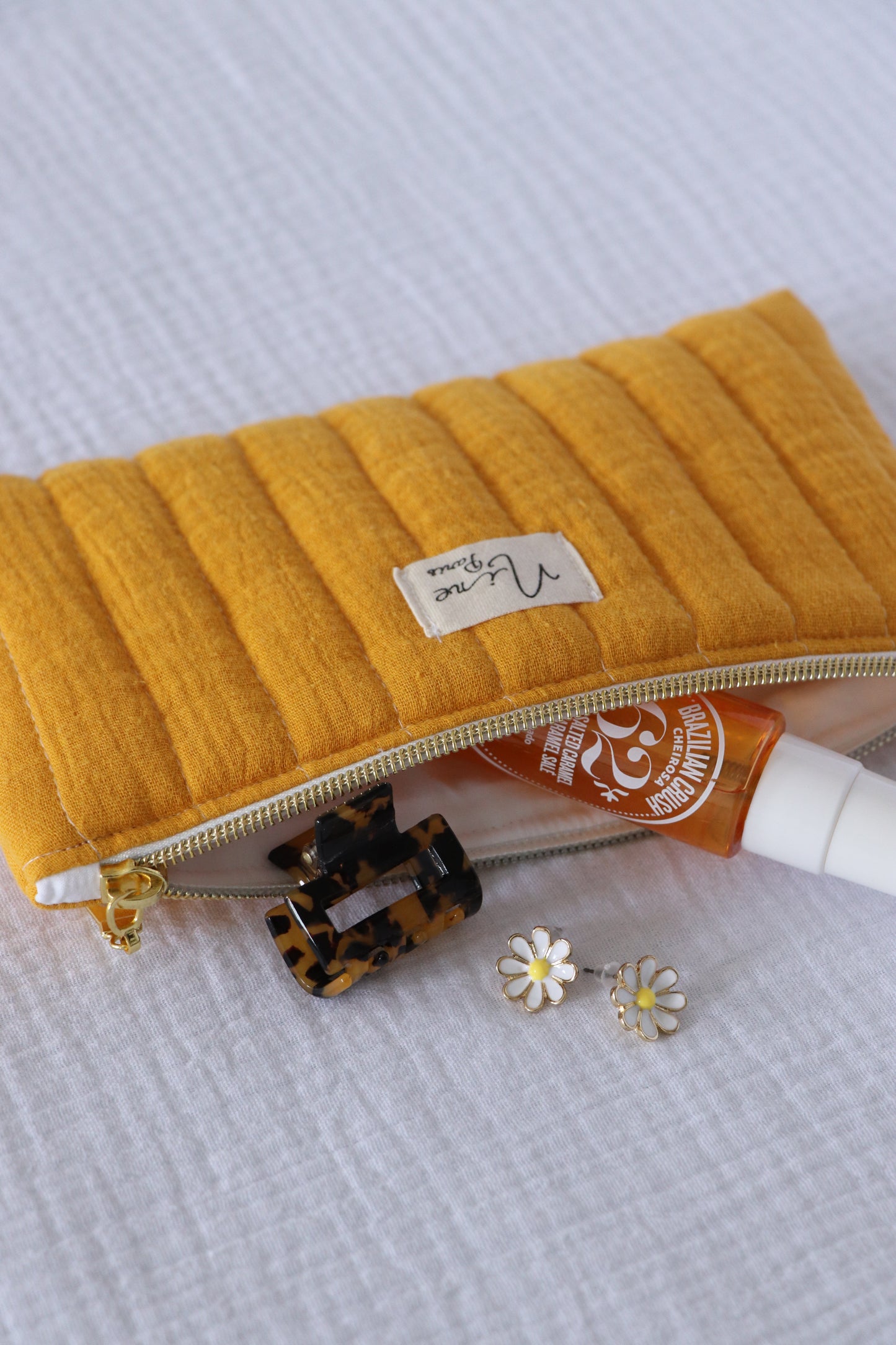 Petite pochette - Gaze de coton Uni