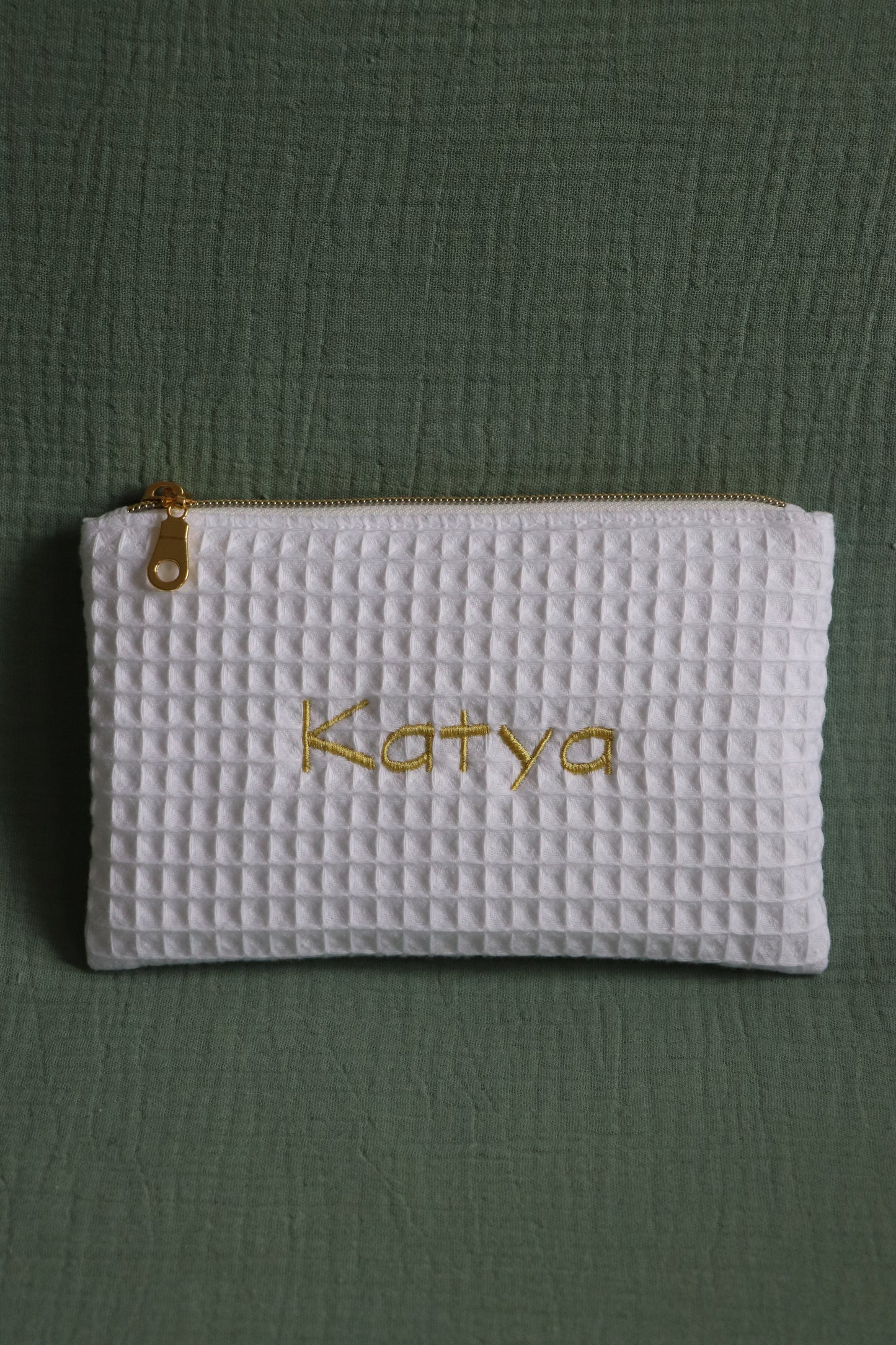 Petite Pochette Plate - Nid d'Abeille