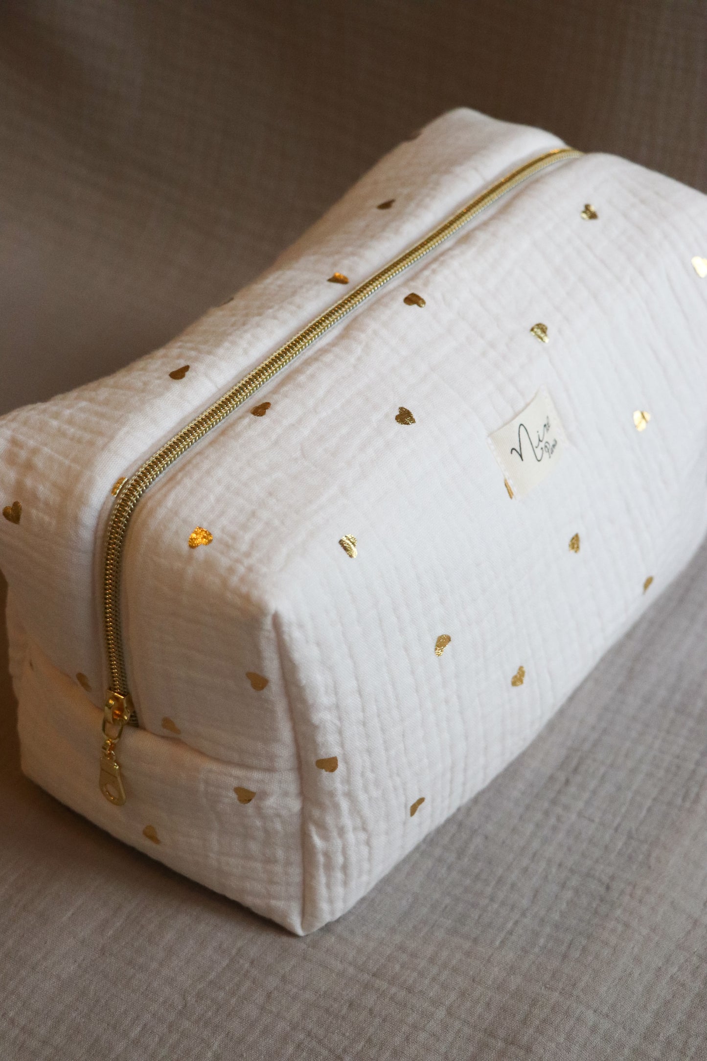 Trousse - Cœur doré