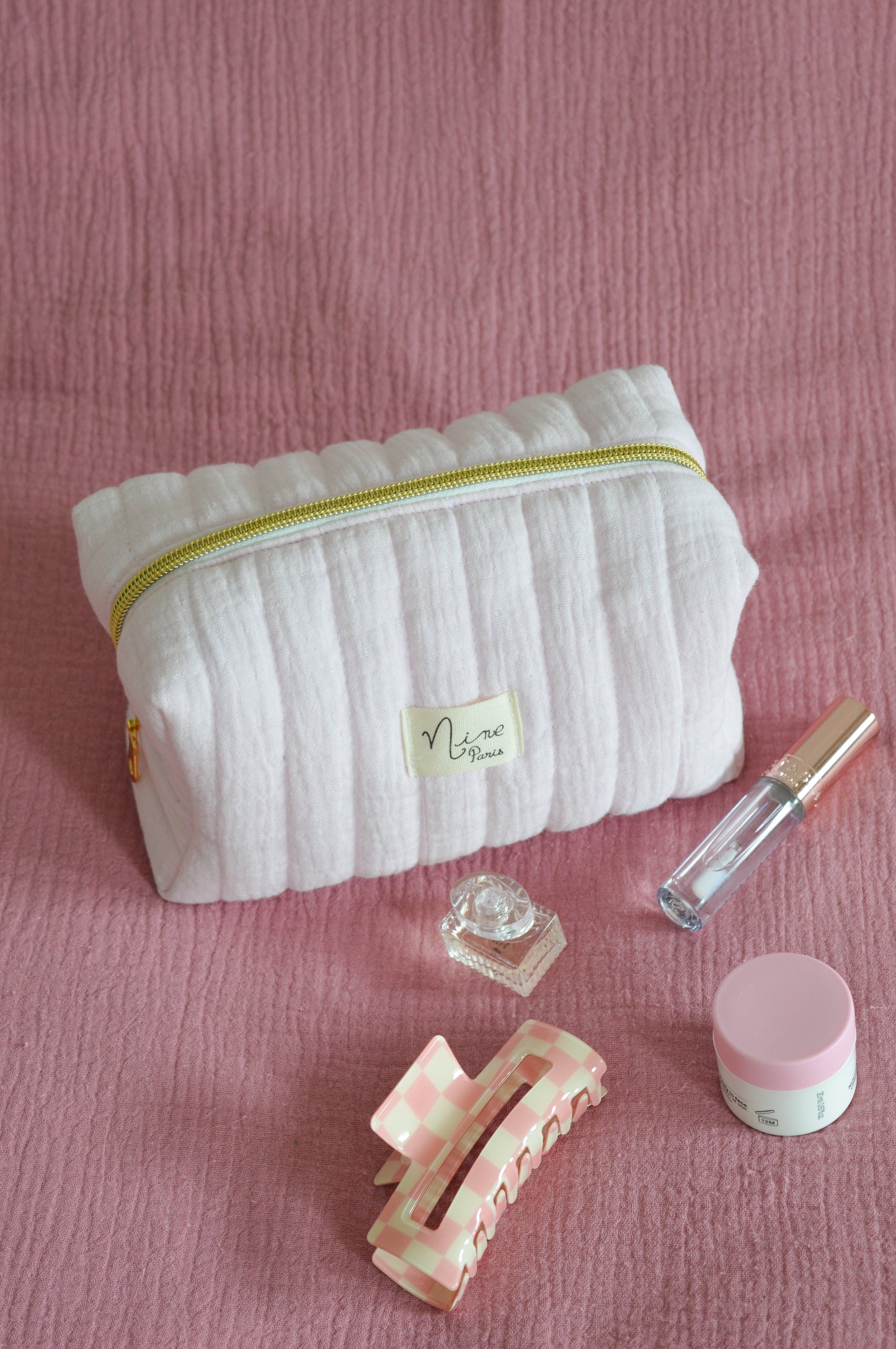 Trousse - Gaze de coton Uni