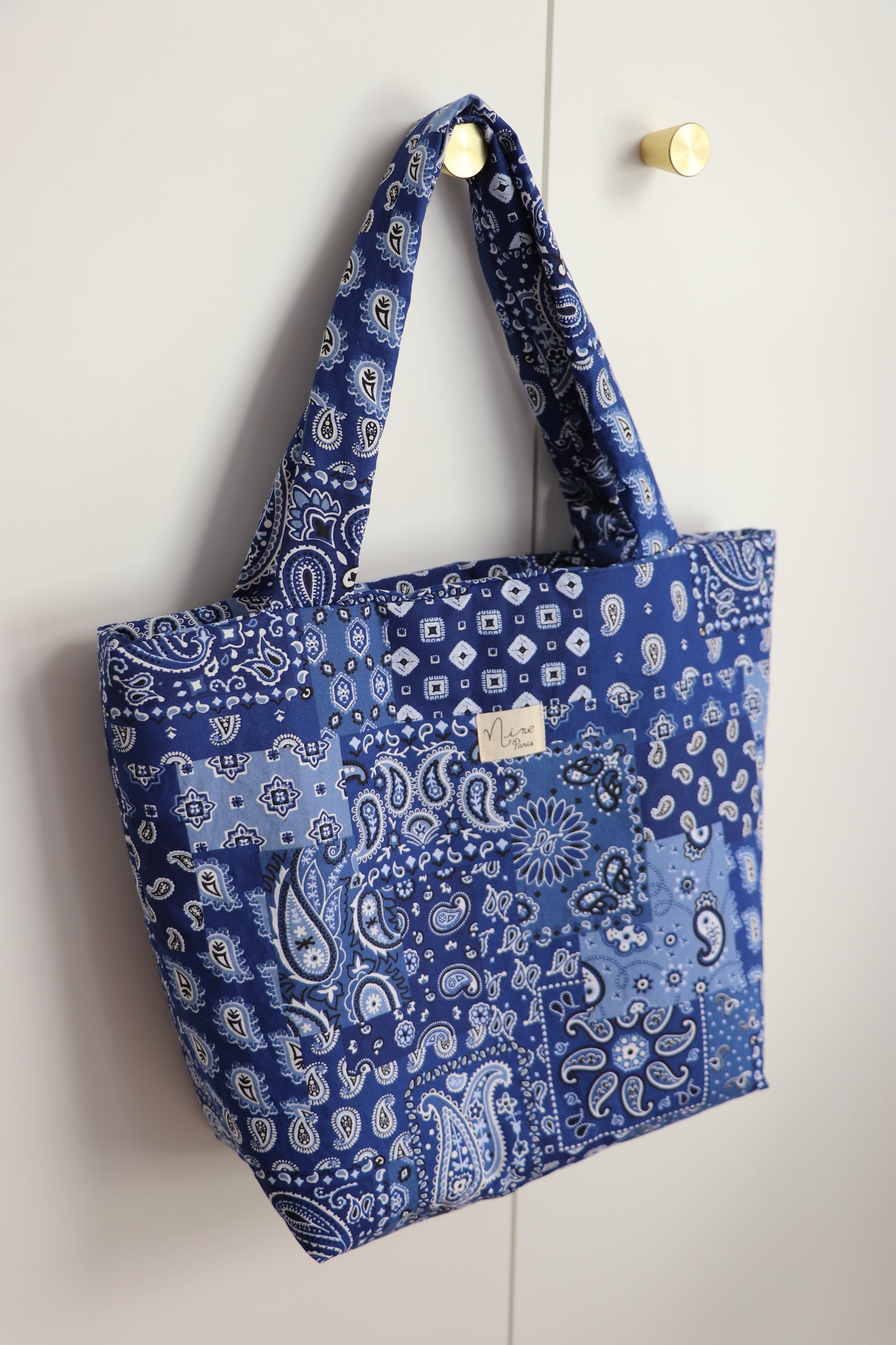 Sac - motif bandana bleu
