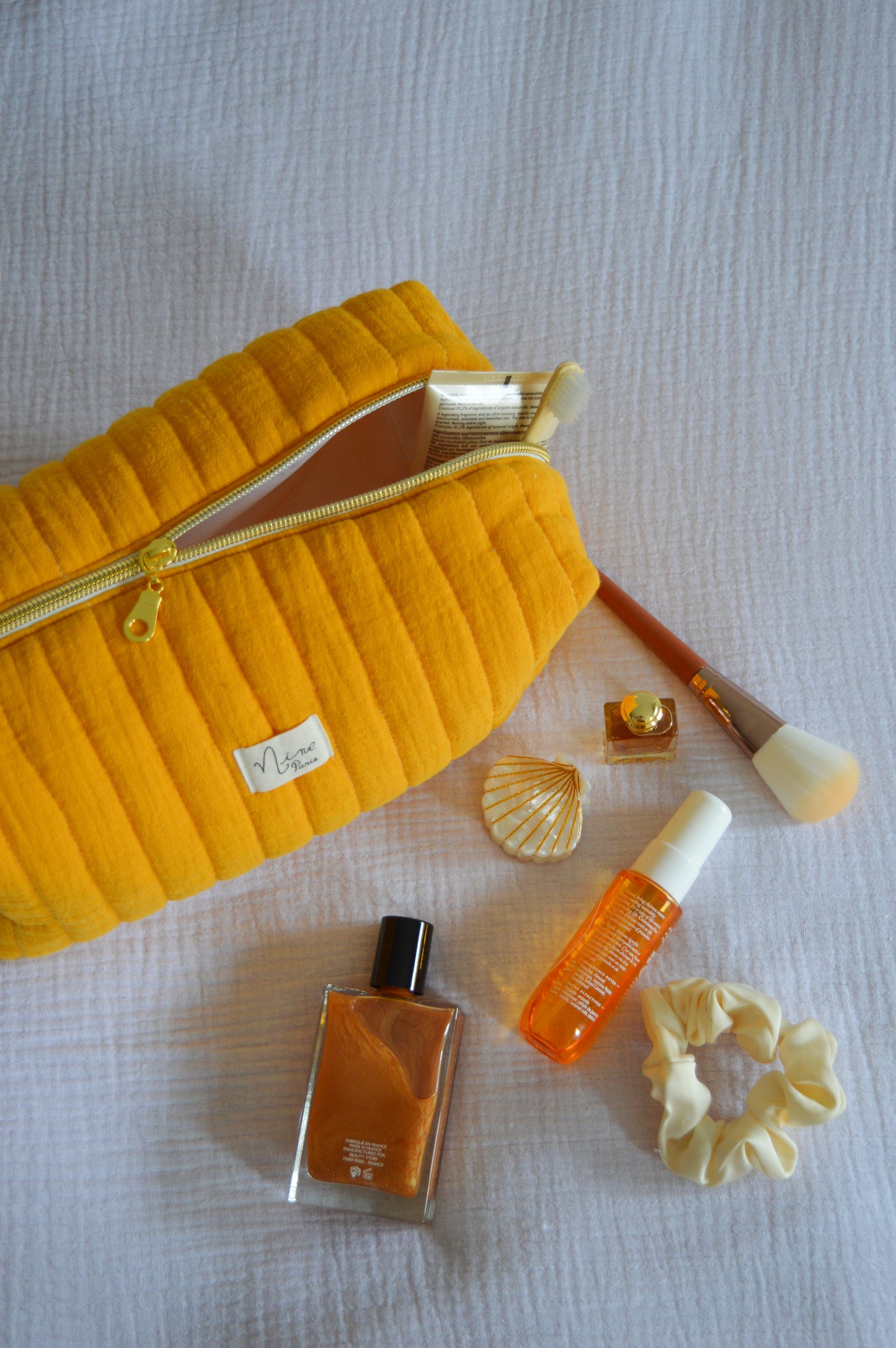 Trousse - Gaze de coton Uni
