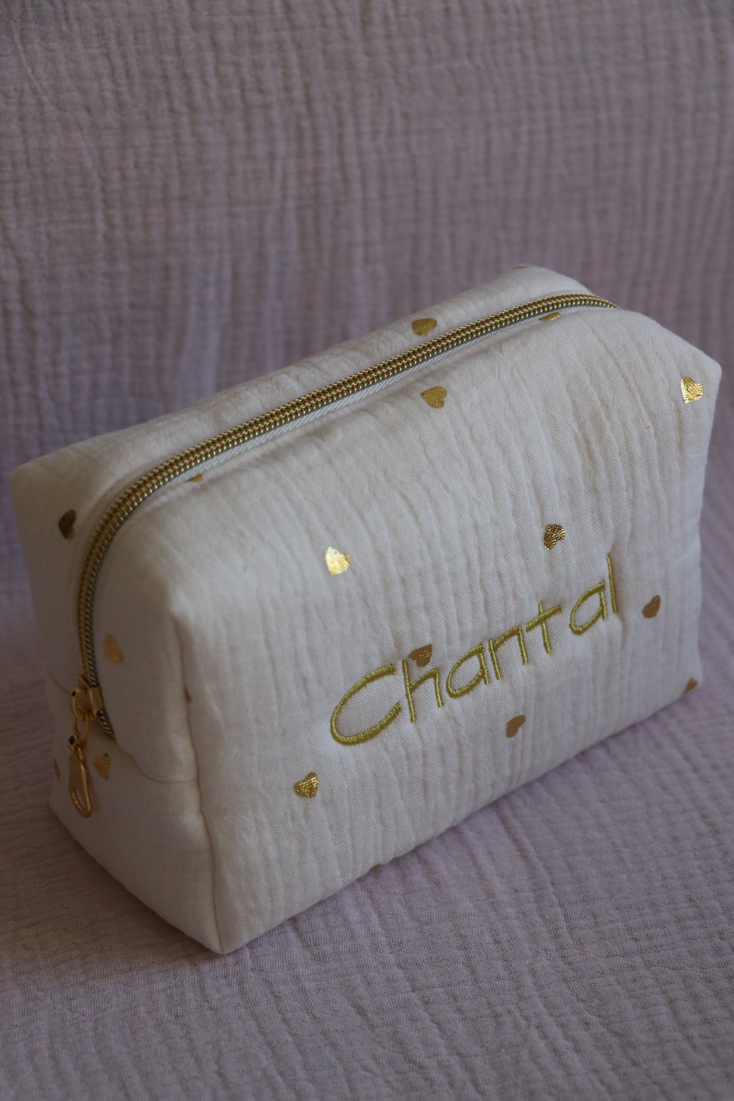 Trousse - Cœur doré
