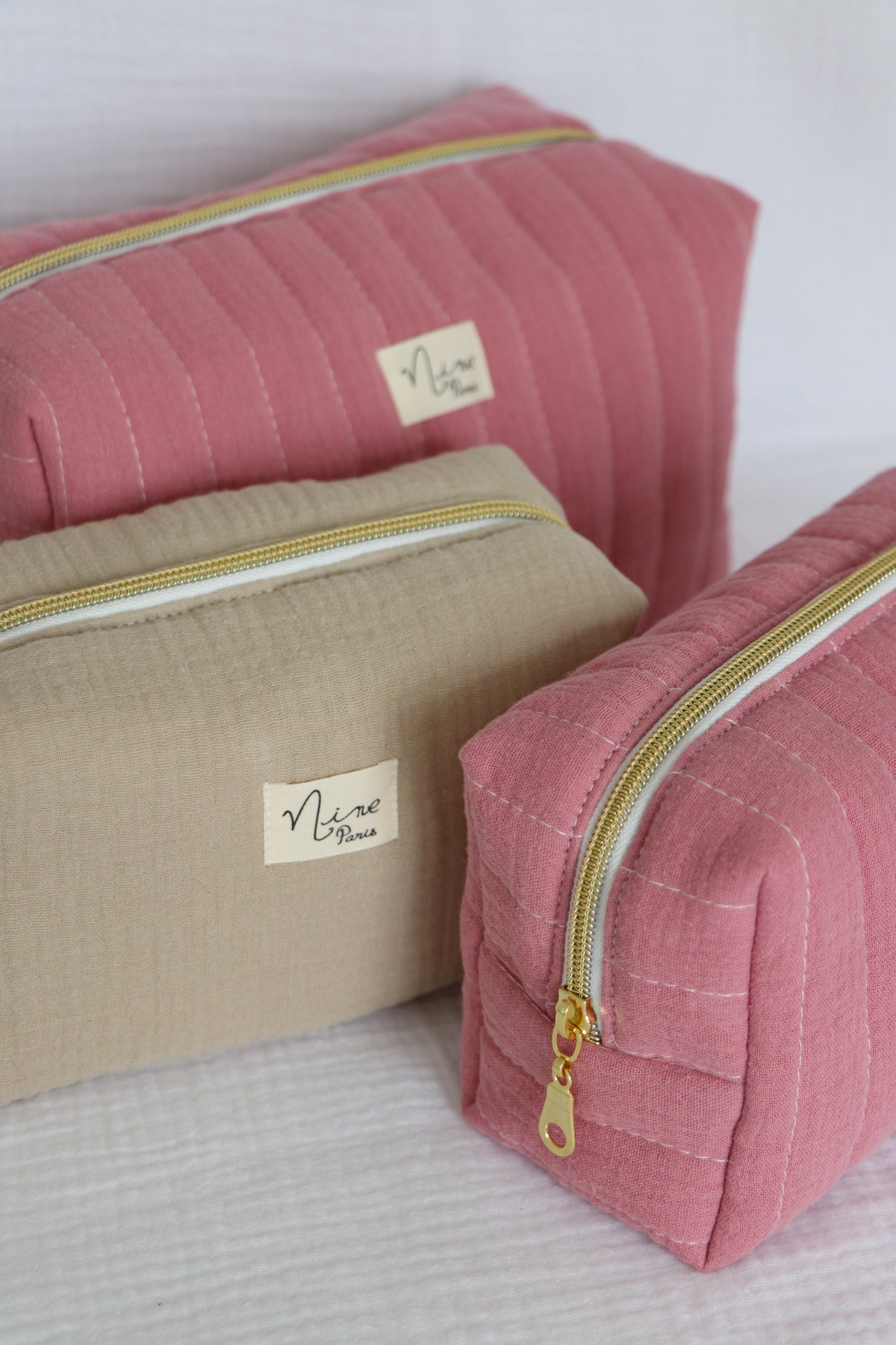 Trousse - Gaze de coton Uni